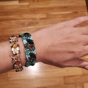 TWO beautiful stone bracelets